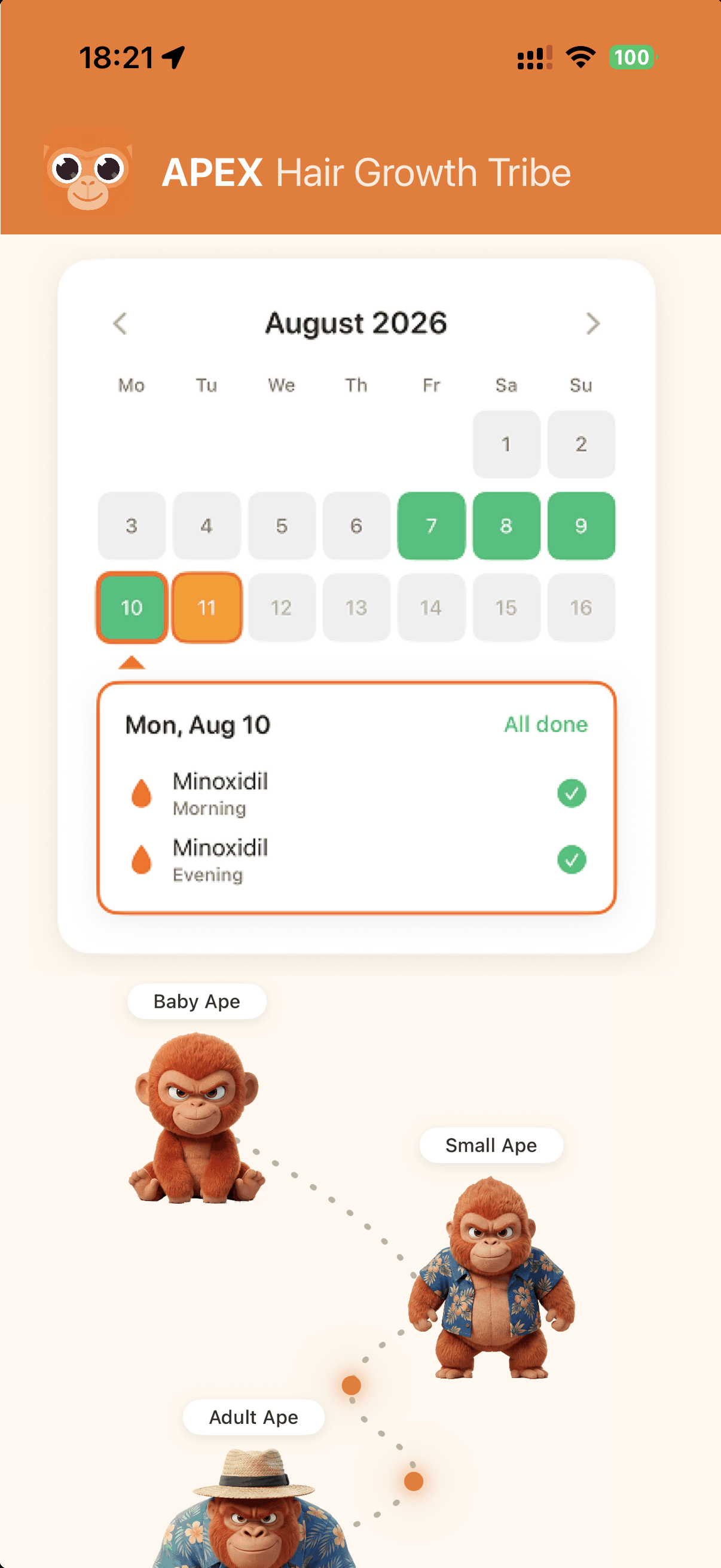 Build Consistency — and your Ape Evolves